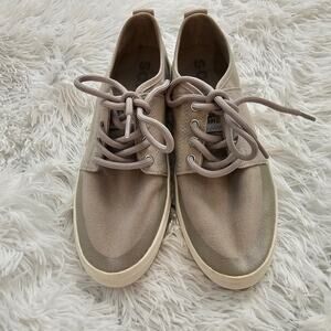Sorel Grayish Beige Canvas Campsneak Sneakers Size Women's 9